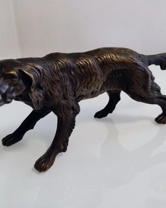 Statua Bronzo Cane Setter