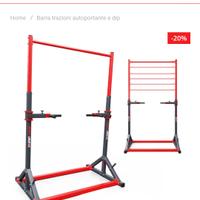 barra autoportante trazioni e dip- k sport