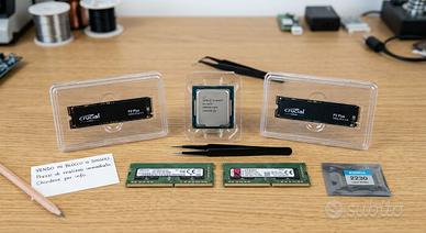 Componenti hardware pc (lotto o sfusi)