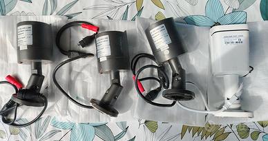 4 telecamere PoE da esterno