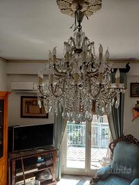 Lampadario veneziano in cristallo