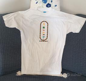 T-shirt bianca egizia tg L