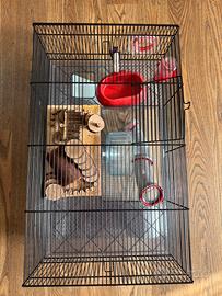 Gabbia  due piani criceto