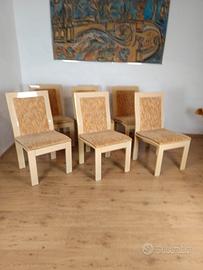 sedie laccate design anni 80