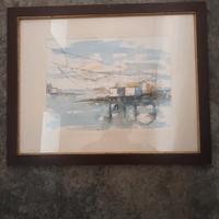 lotto 5 quadri pittore fabbris