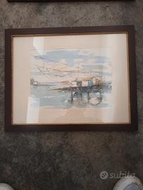 lotto 5 quadri pittore fabbris