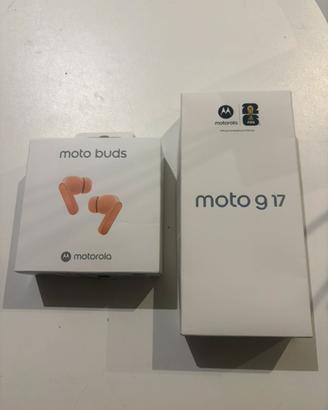 Telefono Motorola  con auricolari