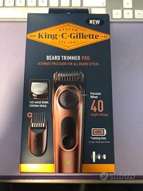 Rasoio gillette king c. A batteria ricaricabile