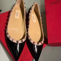 Valentino Garavani ballerine Rockstud vernice 37,5