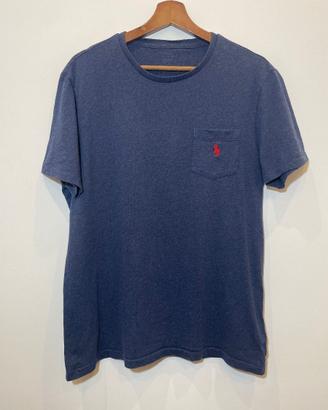 Polo Ralph Lauren, t-shirt blu indaco mélange - L