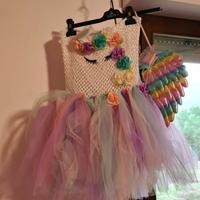 Costume unicorno bambina  7 anni - 