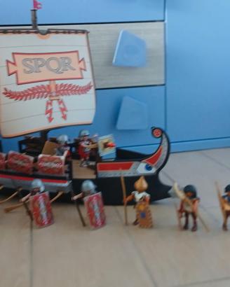 Galeone romano Playmobil 5390 + personaggi 
