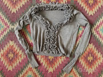 Maglia fine a maniche lunghe / cardigan corto