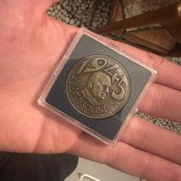 Moneta 20 Lire Benito Mussolini 1945