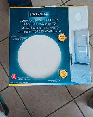 Lampada a LED da soffitto con rilevatore di movime