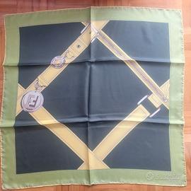 Foulard Fendi 100%  seta 57cmx57cm con etichetta