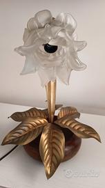 Lampada da tavolo vintage in stile Art Nouveau