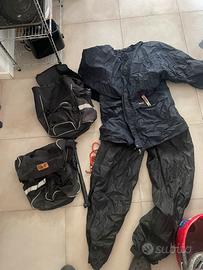 Giacca K-WAY e pantalone pioggia