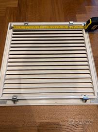 2 griglie di aerazione 40x40 in alluminio