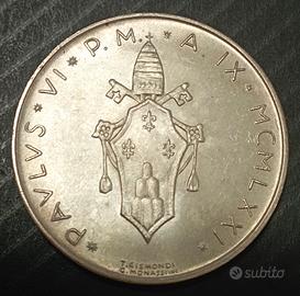 500 Lire argento 1971 Paolo VI
