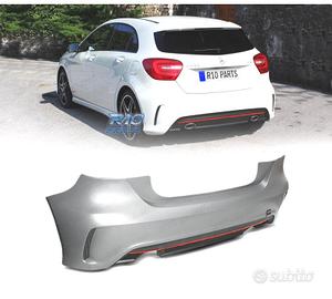 PARAURTI POSTERIORE MERCEDES A W176 12-15 LOOK AMG