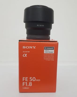 Obiettivo Sony FE 50mm F1.8 usato