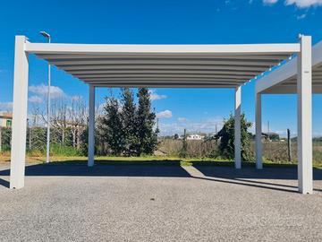 PERGOLA CON TELO RETRAIBILE
