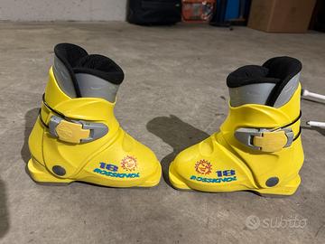 Scarponi Rossignol bambino 17.5