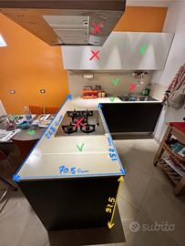 CUCINA Cesar Rovere Grigio - Perfetto Stato