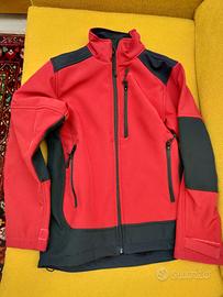 Softshell rosso S per moto