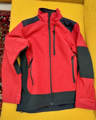 Softshell rosso S per moto