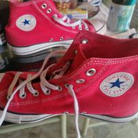Converse All Star da uomo alte rosso, taglia UK-9