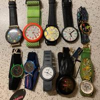 Lotto 10 orologi anni 80 Hip Hop, Fiorucci NUOVI