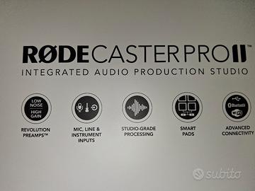 rode caster pro studio di produzione audio integra