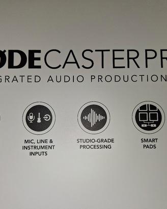 rode caster pro studio di produzione audio integra
