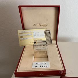 Accendino S.T. Dupont Briquet Gatsby Plaque Argent