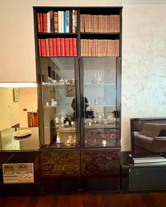 Elegante mobile vetrina/libreria anni ’70-'80