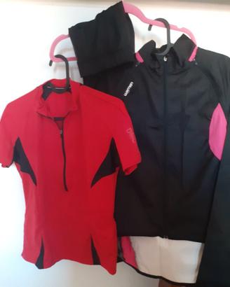 Set ciclismo abbigliamento donna