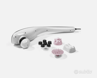 VITALmaxx Pistola Massaggiante argento/bianco con