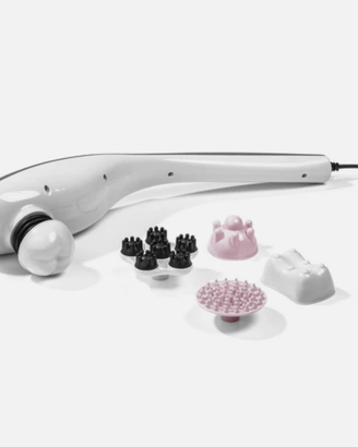 VITALmaxx Pistola Massaggiante argento/bianco con