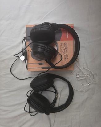 Lotto Cuffie Grundig USB-C, GXT Trust, Auricolari 