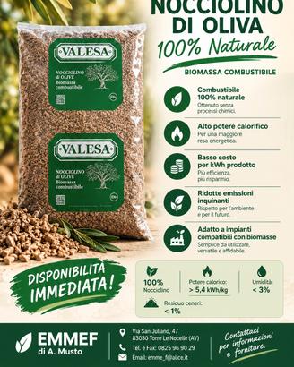 nocciolino di oliva 100% naturale