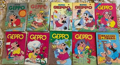 Geppo e Braccio di Ferro n. 10 fumetti lotto