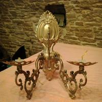 3 APPLIQUES in ottone d’epoca