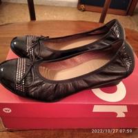 Ballerine Wonders pelle nera taglia 37