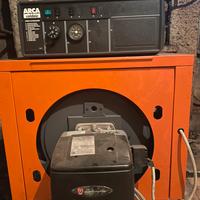 Caldaia e bruciatore a gasolio