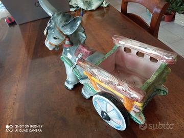 ASINO CON CARRETTO MARCA L.E.