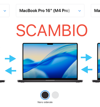 MacBook Pro 14" M4 MAX → MacBook Pro 16"M4 MAX/PRO