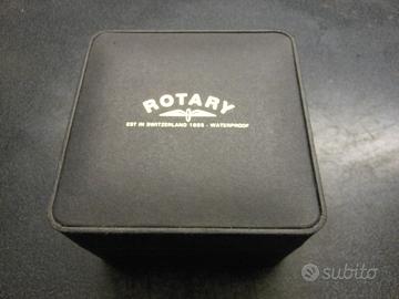 ROTARY RORIOS SCATOLA PORTA OROLOGIO recente WBX70