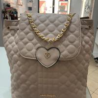 Borsa zaino Laura Biagiotti beige trapuntata